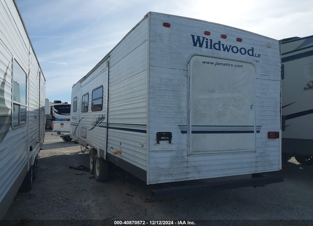 2006 FOREST RIVER WILDWOOD 28BGSSLE VIN: 4X4TWDB206A236937