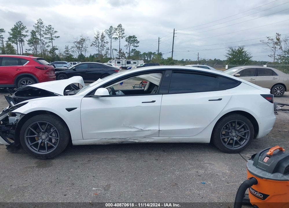 2021 TESLA MODEL 3 STANDARD RANGE PLUS REAR-WHEEL DRIVE VIN: 5YJ3E1EA0MF907974