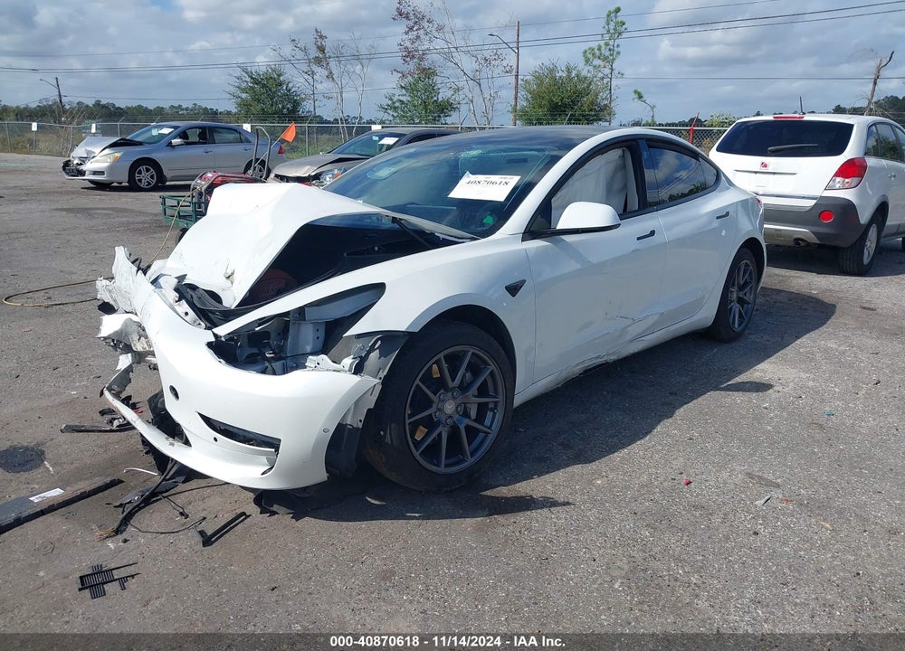 2021 TESLA MODEL 3 STANDARD RANGE PLUS REAR-WHEEL DRIVE VIN: 5YJ3E1EA0MF907974