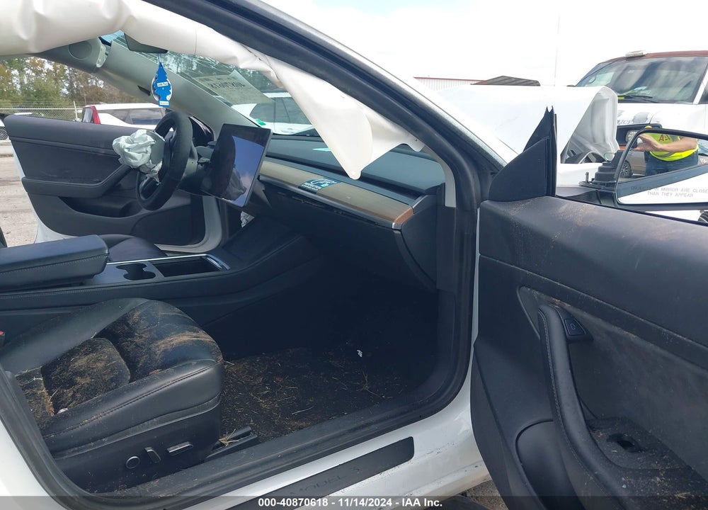 2021 TESLA MODEL 3 STANDARD RANGE PLUS REAR-WHEEL DRIVE VIN: 5YJ3E1EA0MF907974
