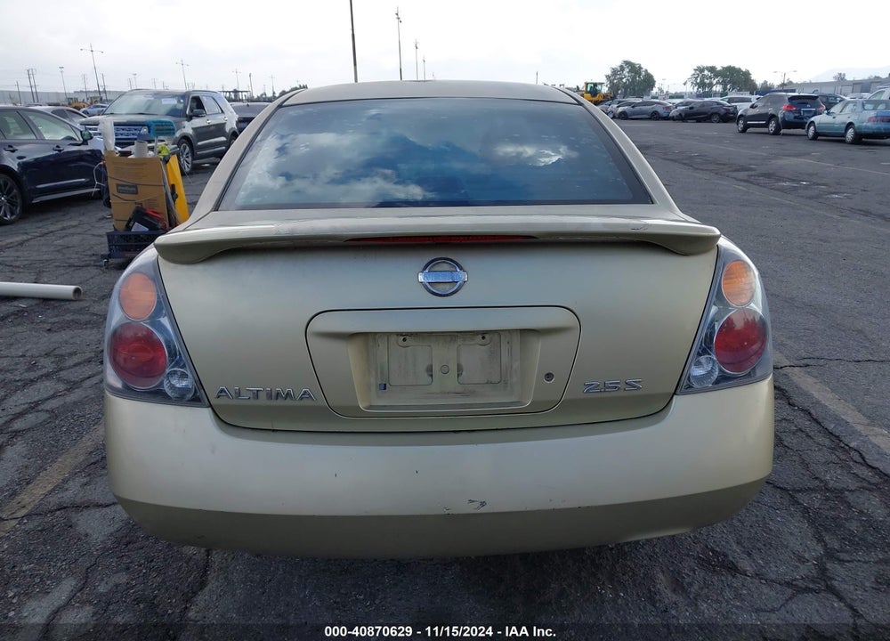 2002 NISSAN ALTIMA 2.5 S VIN: 1N4AL11E82C204886