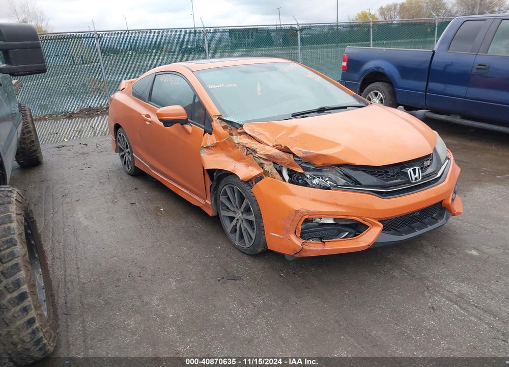 2015 HONDA CIVIC SI VIN: 2HGFG4A5XFH704736