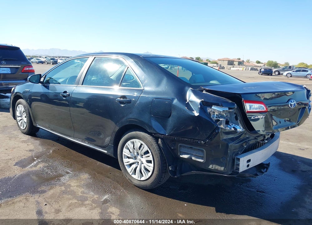 2012 TOYOTA CAMRY HYBRID LE VIN: 4T1BD1FK2CU005074