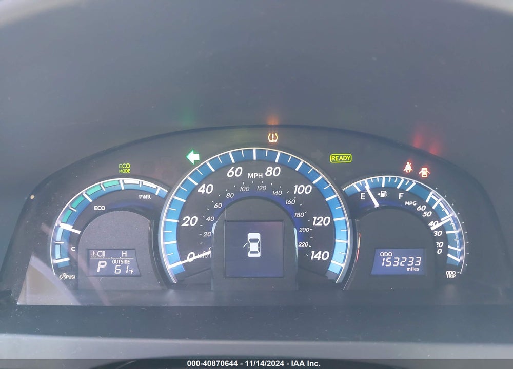2012 TOYOTA CAMRY HYBRID LE VIN: 4T1BD1FK2CU005074