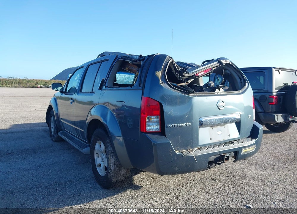 2005 PATHFINDER NISSAN  SE VIN: 5N1AR18U45C736450