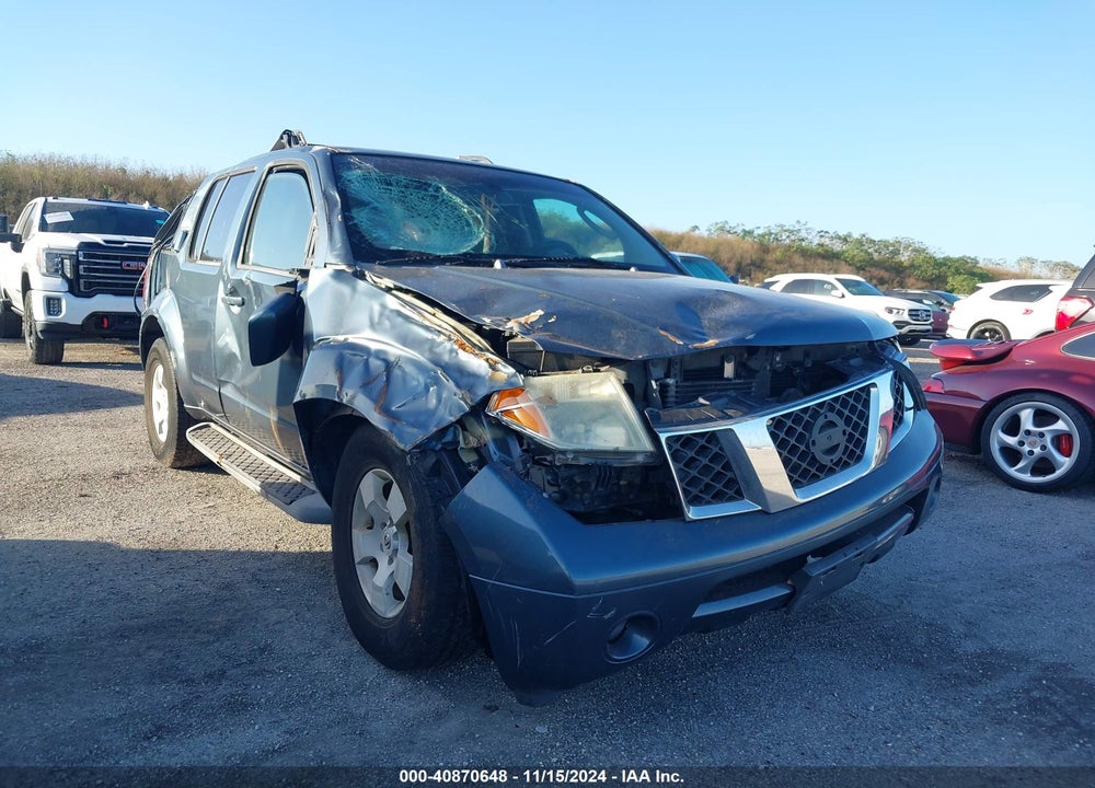 2005 PATHFINDER NISSAN  SE VIN: 5N1AR18U45C736450
