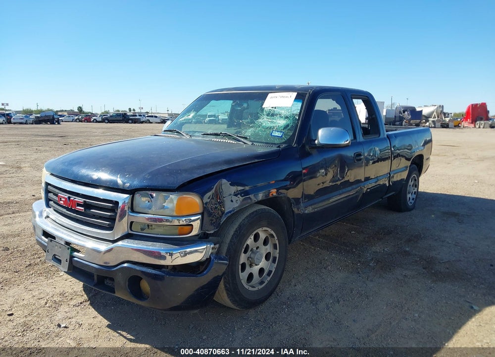 2005 GMC SIERRA 1500 SLE VIN: 1GTEC19V05Z197563