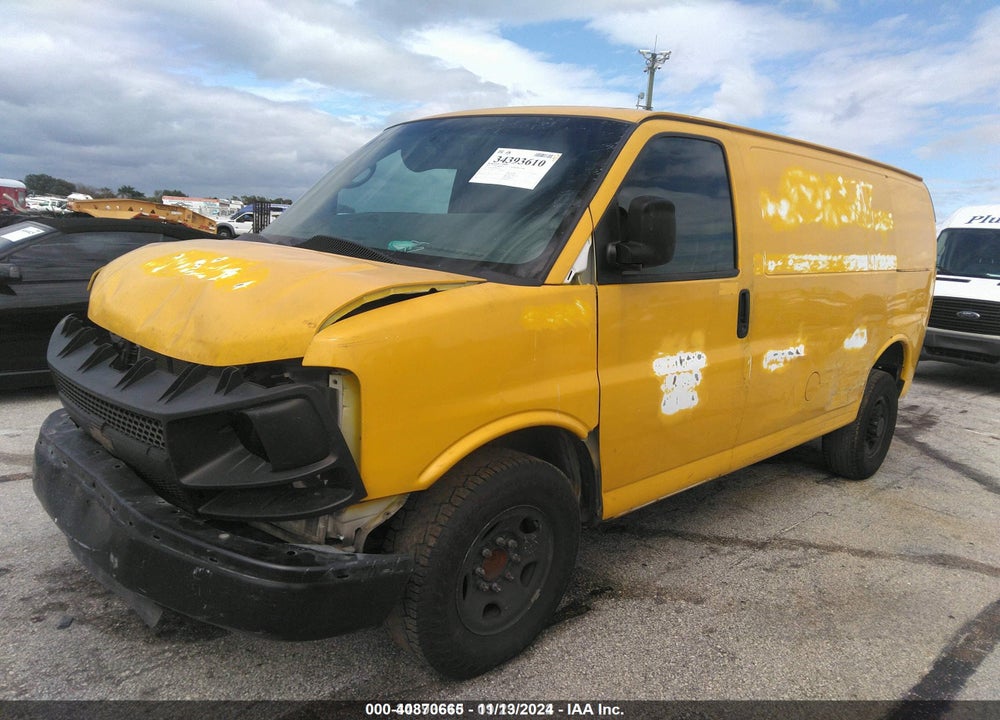 2015 CHEVROLET EXPRESS 2500 WORK VAN VIN: 1GCWGFCF6F1281877