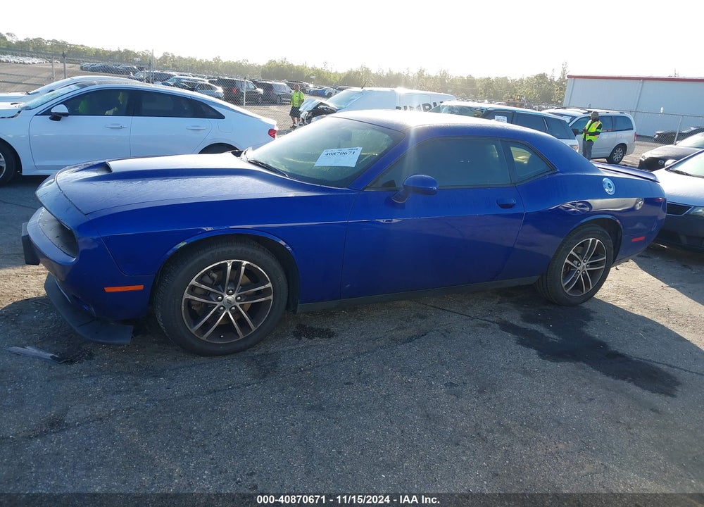 2019 DODGE CHALLENGER GT AWD VIN: 2C3CDZKGXKH752596