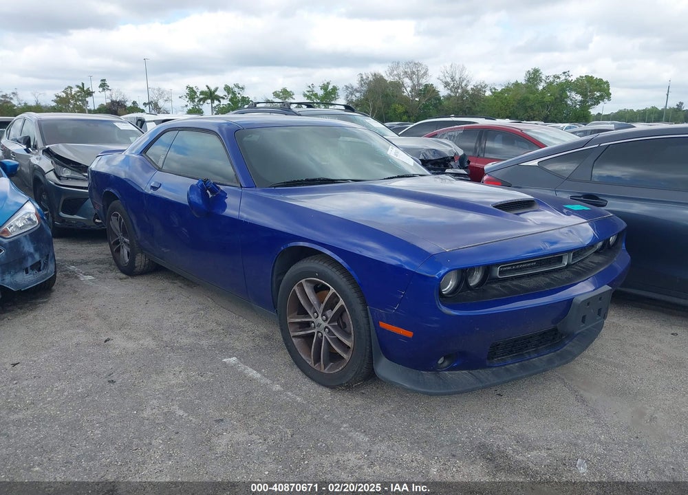 2019 DODGE CHALLENGER GT AWD VIN: 2C3CDZKGXKH752596