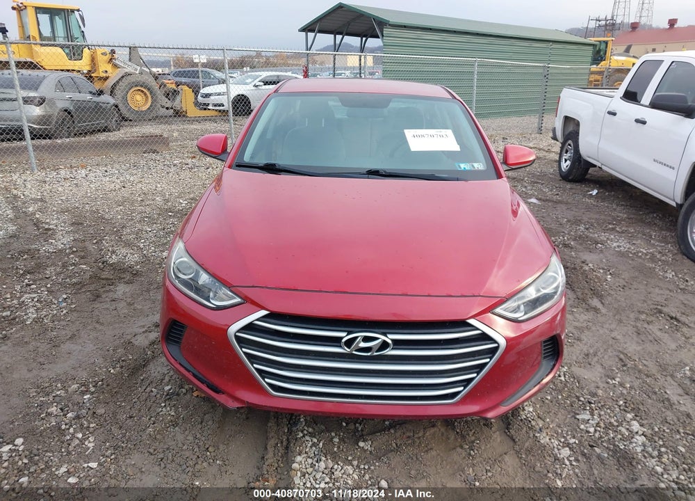 2017 HYUNDAI ELANTRA VIN: KMHD74LF5HU075894