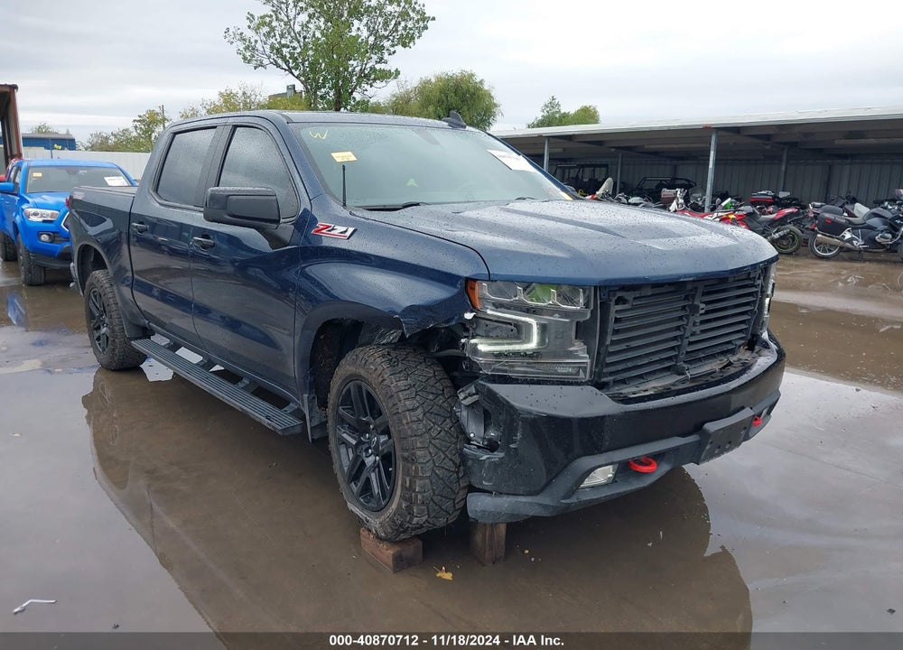 2021 CHEVROLET SILVERADO 1500 4WD SHORT BED LT TRAIL BOSS VIN: 3GCPYFED1MG469542
