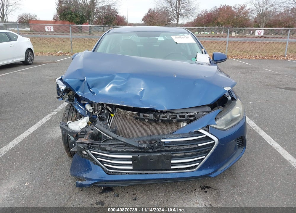2017 HYUNDAI ELANTRA SE VIN: 5NPD84LF3HH108855
