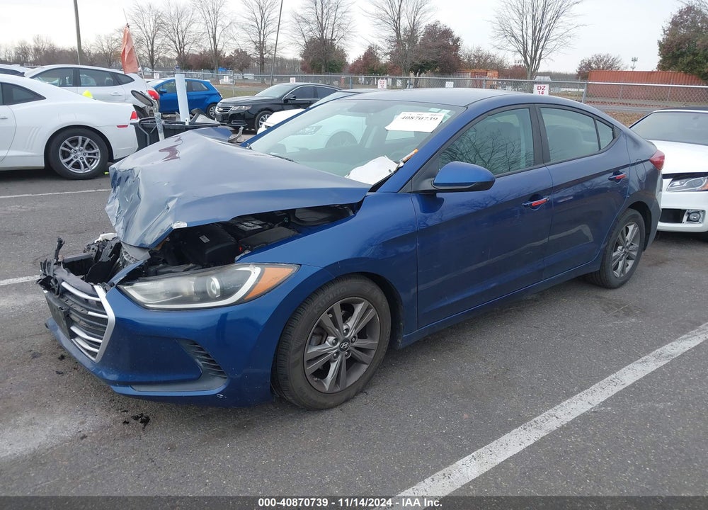 2017 HYUNDAI ELANTRA SE VIN: 5NPD84LF3HH108855