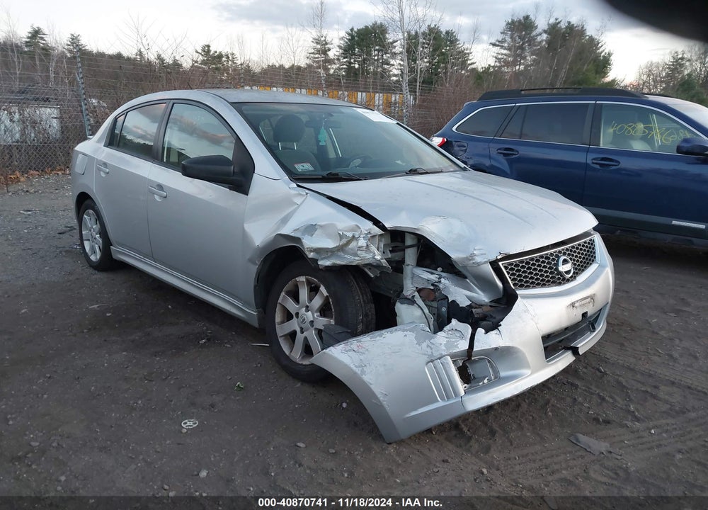 2012 NISSAN SENTRA 2.0 SR VIN: 3N1AB6AP6CL637580