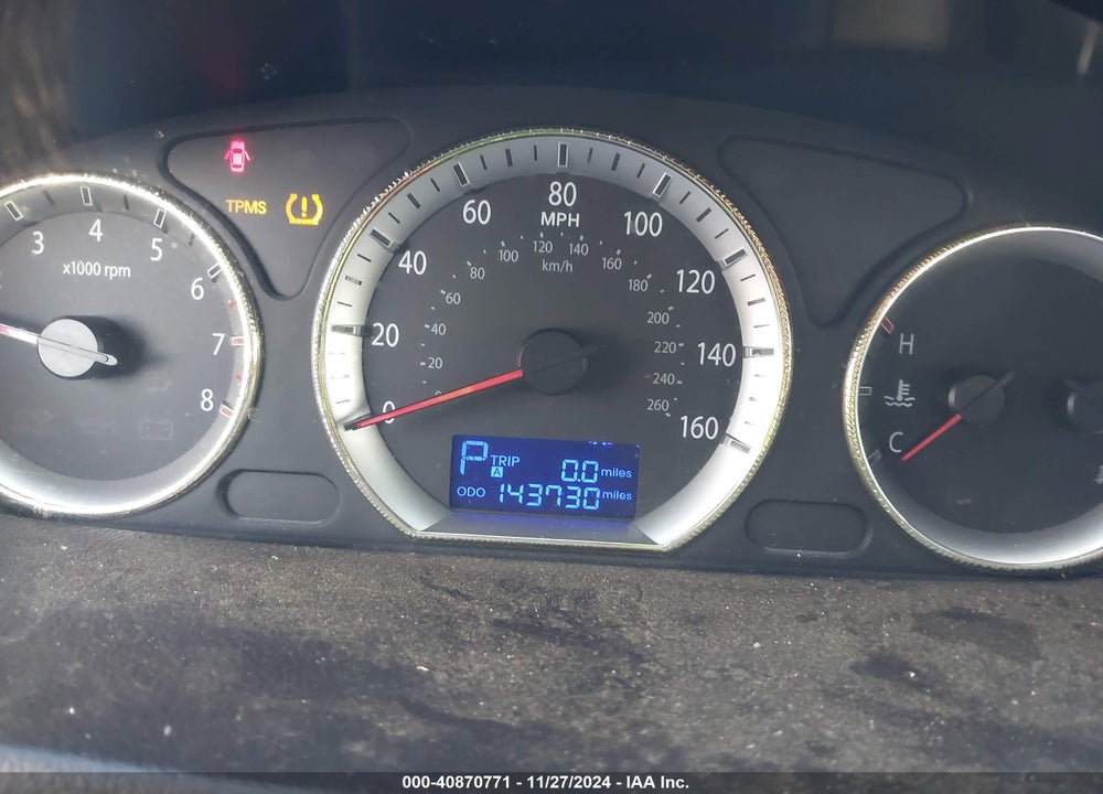 2009 HYUNDAI SONATA LIMITED VIN: 5NPEU46C89H493140