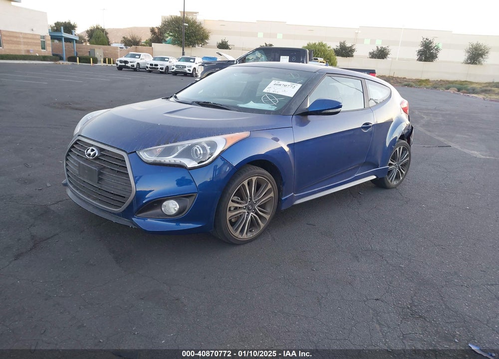 2017 HYUNDAI VELOSTER TURBO VIN: KMHTC6AEXHU309878