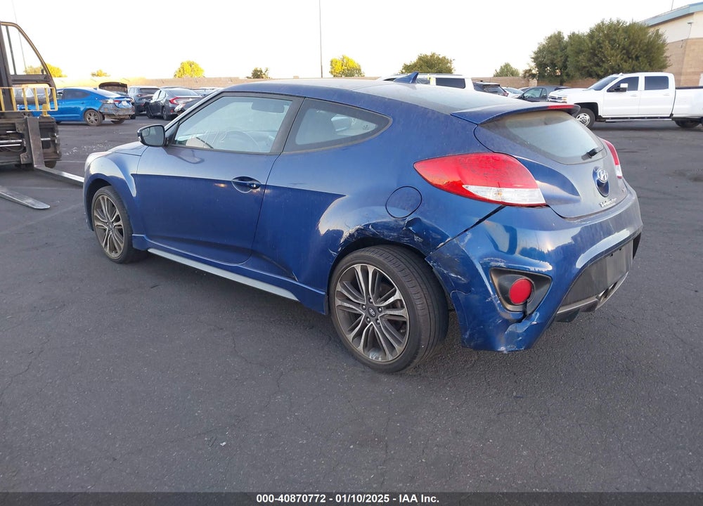 2017 HYUNDAI VELOSTER TURBO VIN: KMHTC6AEXHU309878