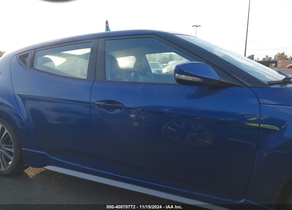 2017 HYUNDAI VELOSTER TURBO VIN: KMHTC6AEXHU309878