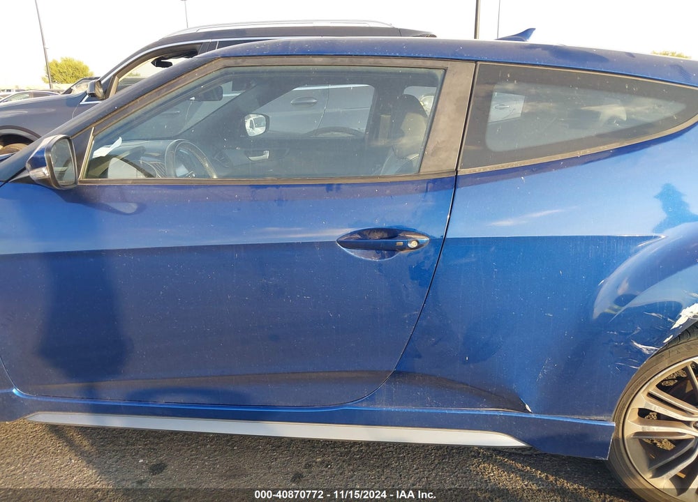 2017 HYUNDAI VELOSTER TURBO VIN: KMHTC6AEXHU309878