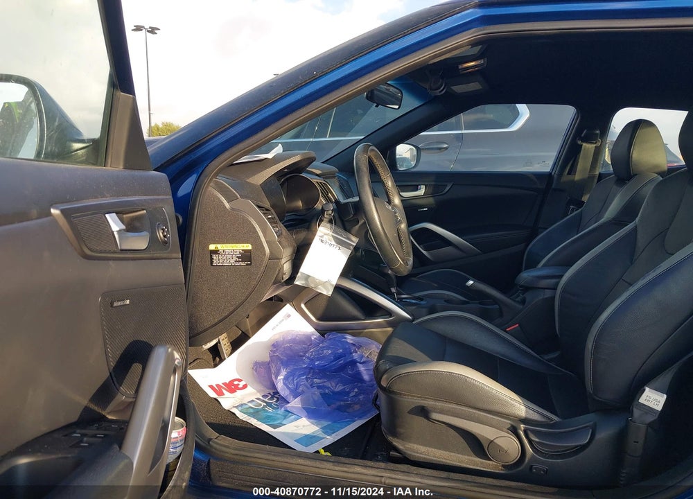 2017 HYUNDAI VELOSTER TURBO VIN: KMHTC6AEXHU309878
