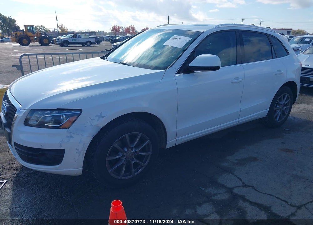 2012 AUDI Q5 2.0T PREMIUM VIN: WA1LFAFP4CA016099