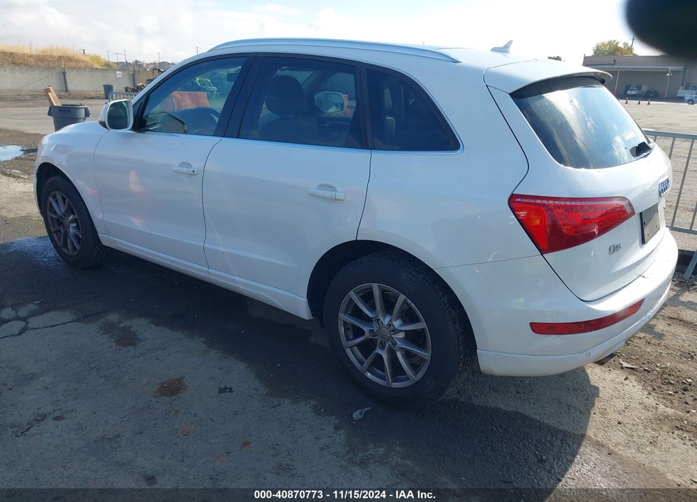 2012 AUDI Q5 2.0T PREMIUM VIN: WA1LFAFP4CA016099