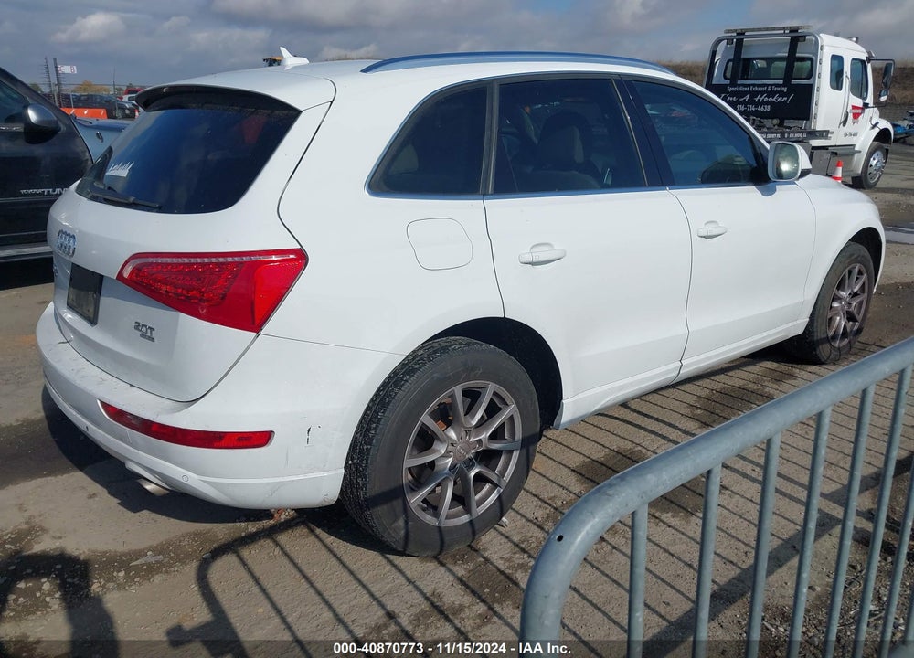2012 AUDI Q5 2.0T PREMIUM VIN: WA1LFAFP4CA016099