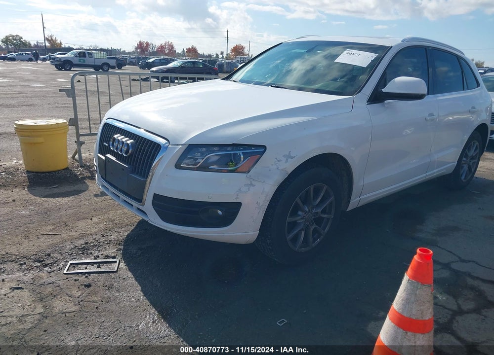2012 AUDI Q5 2.0T PREMIUM VIN: WA1LFAFP4CA016099