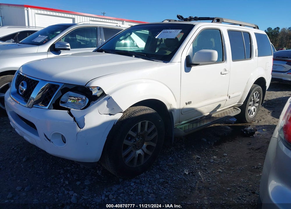 2008 NISSAN PATHFINDER SE V8 VIN: 5N1BR18B18C632022