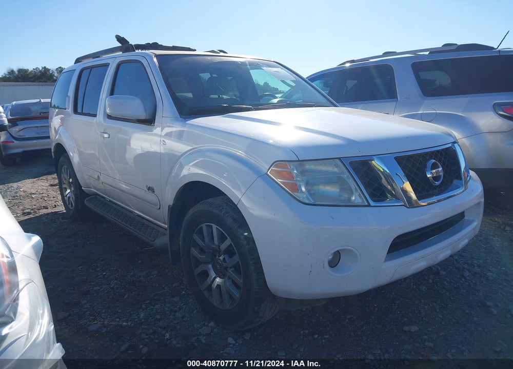 2008 NISSAN PATHFINDER SE V8 VIN: 5N1BR18B18C632022