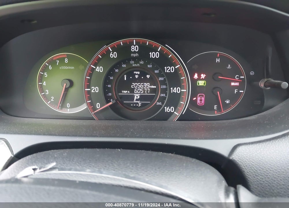 2016 HONDA ACCORD VIN: 1HGCT2B80GA002212