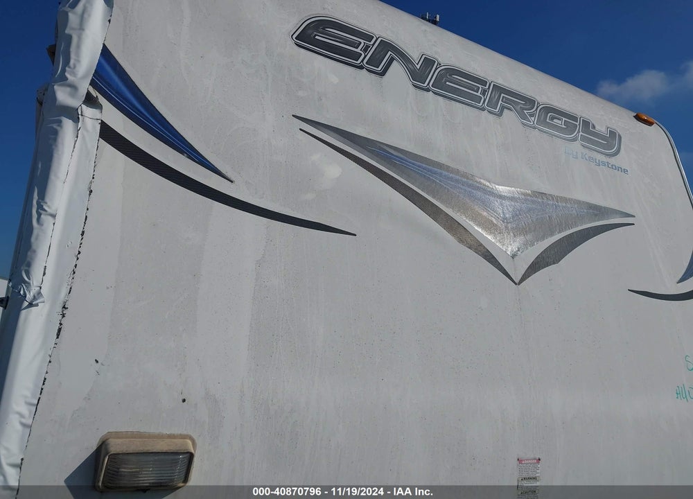 2013 KEYSTONE RV ENERGY 300 FB VIN: 4YDT30021DN830143