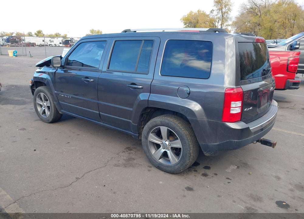 2016 JEEP PATRIOT HIGH ALTITUDE EDITION VIN: 1C4NJRFB4GD651246