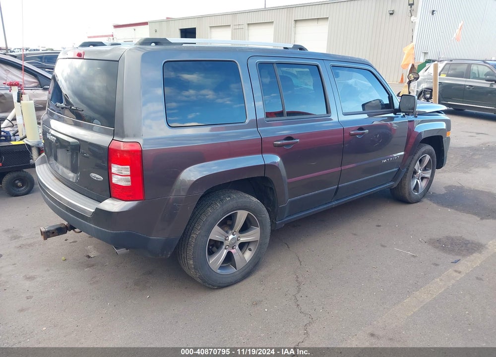 2016 JEEP PATRIOT HIGH ALTITUDE EDITION VIN: 1C4NJRFB4GD651246