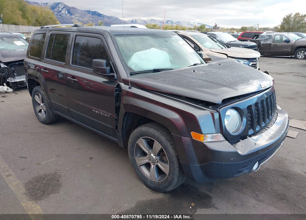 2016 JEEP PATRIOT HIGH ALTITUDE EDITION VIN: 1C4NJRFB4GD651246