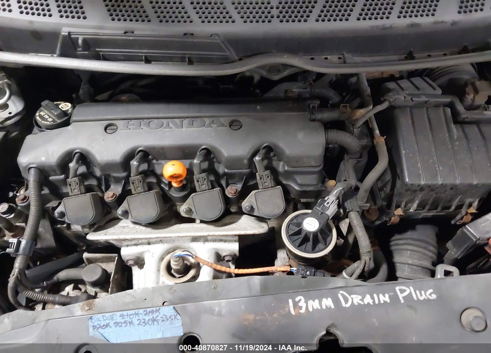 2009 HONDA CIVIC LX VIN: 2HGFA16589H320953