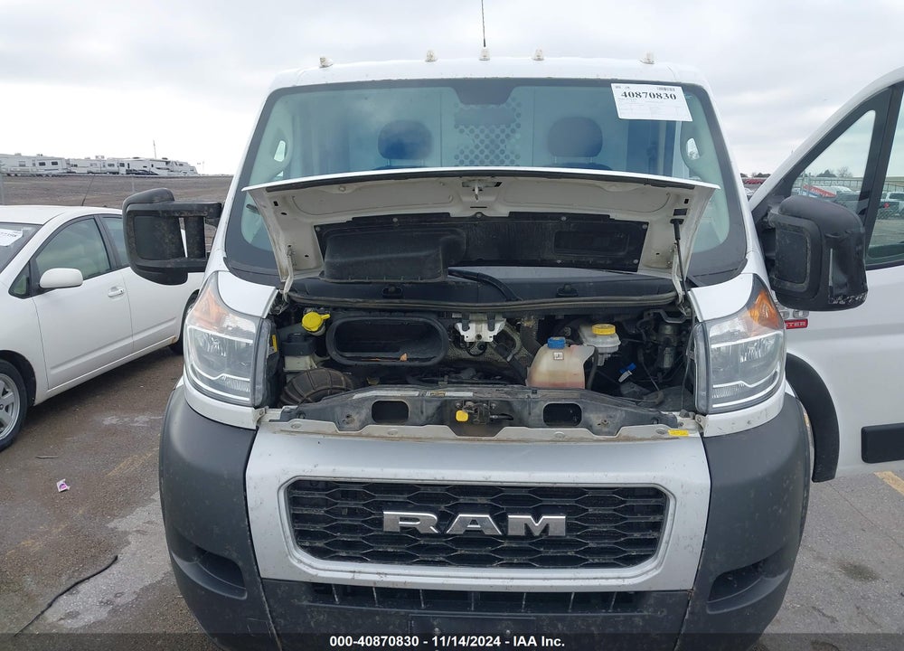 2019 RAM PROMASTER 1500 LOW ROOF 118 WB VIN: 3C6TRVNG0KE544019