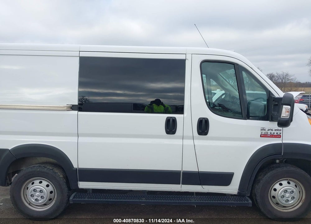 2019 RAM PROMASTER 1500 LOW ROOF 118 WB VIN: 3C6TRVNG0KE544019