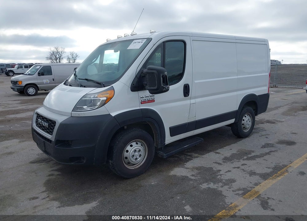 2019 RAM PROMASTER 1500 LOW ROOF 118 WB VIN: 3C6TRVNG0KE544019