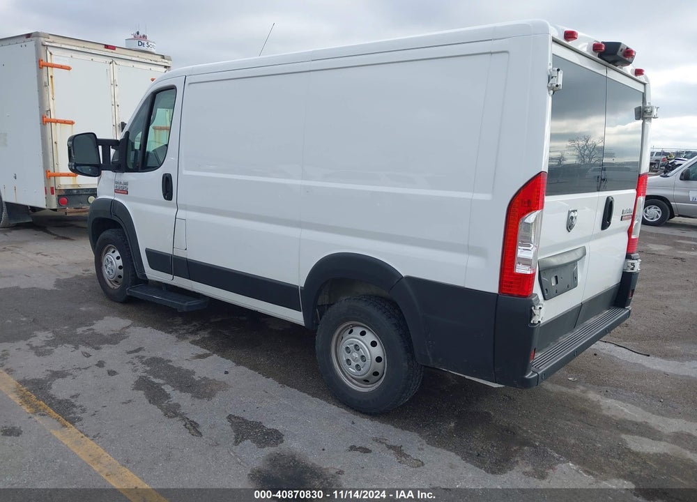 2019 RAM PROMASTER 1500 LOW ROOF 118 WB VIN: 3C6TRVNG0KE544019