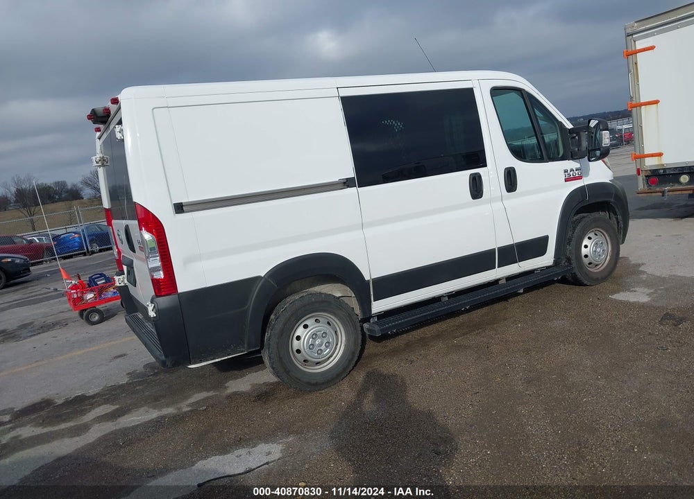2019 RAM PROMASTER 1500 LOW ROOF 118 WB VIN: 3C6TRVNG0KE544019