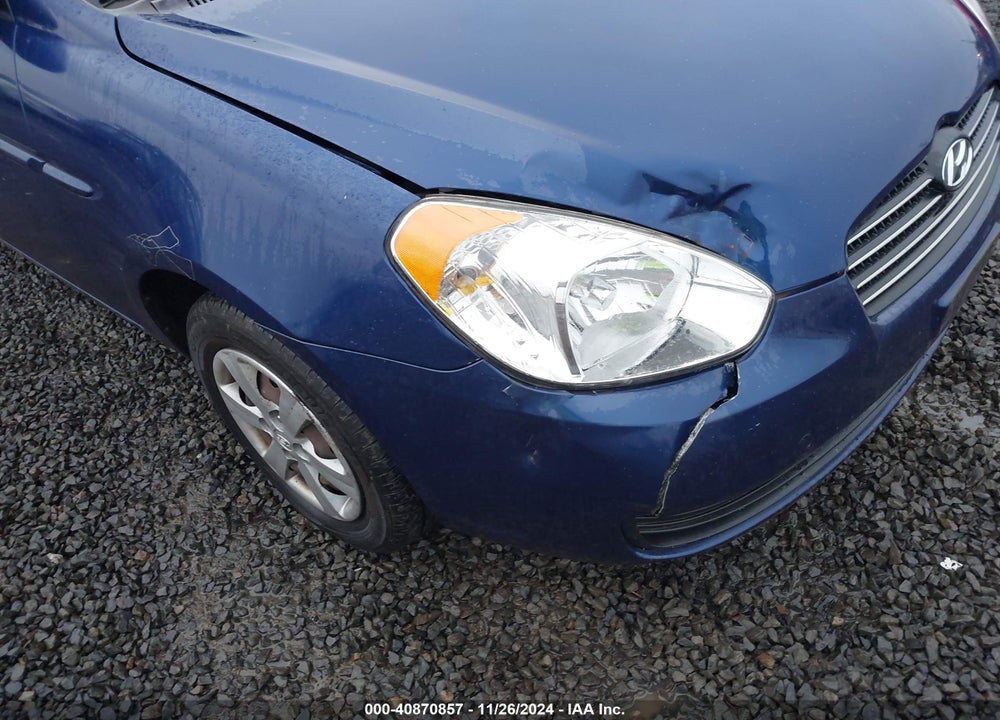 2009 HYUNDAI ACCENT GLS VIN: KMHCN46C39U311690