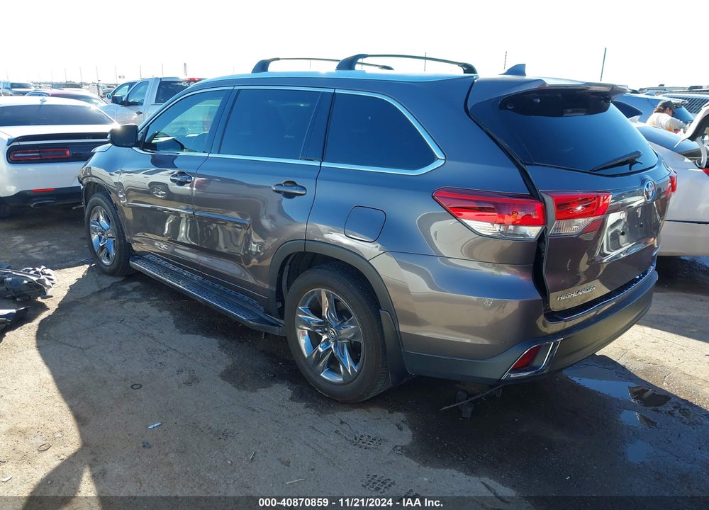 2019 TOYOTA HIGHLANDER LIMITED/PLATINUM VIN: 5TDDZRFH4KS943842