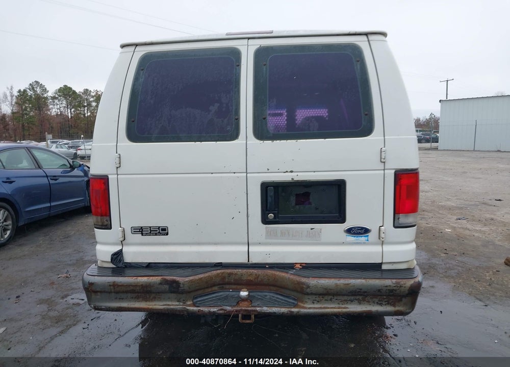 2001 FORD E-350 SUPER DUTY COMMERCIAL/RECREATIONAL VIN: 1FTSE34S11HB18598
