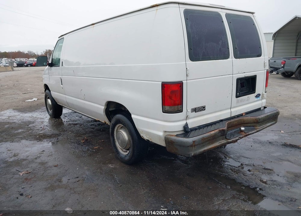 2001 FORD E-350 SUPER DUTY COMMERCIAL/RECREATIONAL VIN: 1FTSE34S11HB18598
