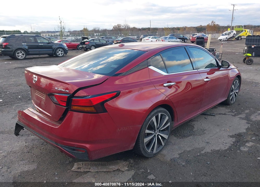 2019 NISSAN ALTIMA 2.5 PLATINUM VIN: 1N4BL4FV4KC112530