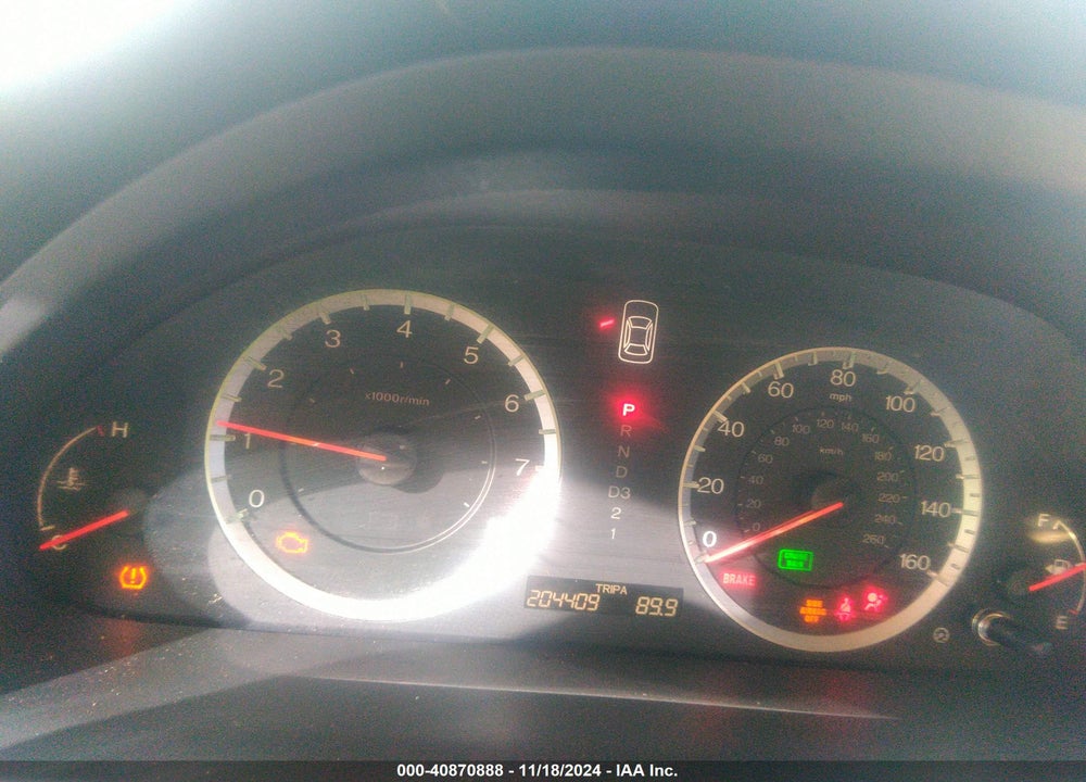 2012 HONDA ACCORD 2.4 EX VIN: 1HGCS1B77CA004277
