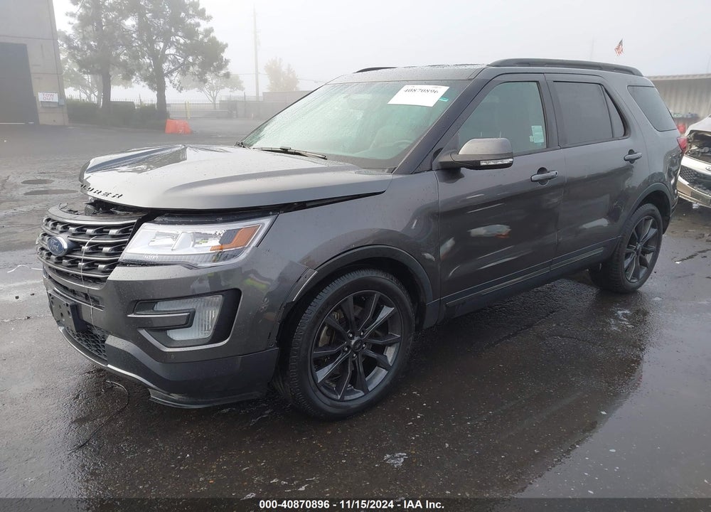 2017 FORD EXPLORER XLT VIN: 1FM5K7D87HGA03906