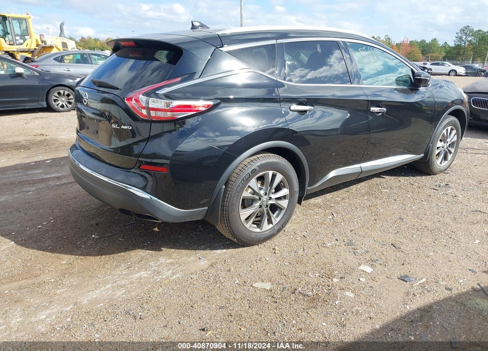 2018 NISSAN MURANO SL VIN: 5N1AZ2MH6JN188772